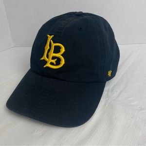 Long Beach State dirt bags Forty Seven 47 Brand Hat Cap Cotton Clean Up black